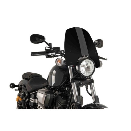 PUIG CUPOLINO NAKED N.G. TOURING YAMAHA XV950/R 2014-2021 NERO PUIG CUPOLINO NAKED N.G. TOURING YAMAHA XV950/R 2014-2021 NERO
