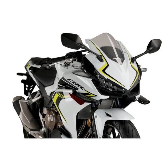 PUIG SPOILER DOWNFORCE SPORT HONDA CBR500R 2019-2023 ROSSO PUIG SPOILER DOWNFORCE SPORT HONDA CBR500R 2019-2023 ROSSO