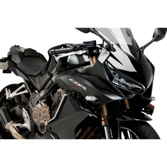 PUIG SPOILER DOWNFORCE SPORT HONDA CBR650R 2021-2023 NERO PUIG SPOILER DOWNFORCE SPORT HONDA CBR650R 2021-2023 NERO