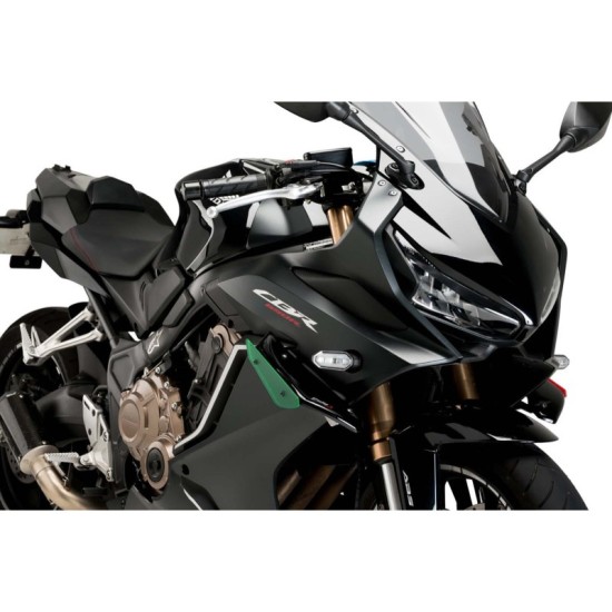 PUIG SPOILER DOWNFORCE SPORT HONDA CBR650R 2021-2023 VERDE PUIG SPOILER DOWNFORCE SPORT HONDA CBR650R 2021-2023 VERDE