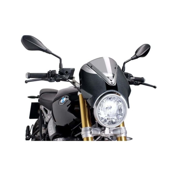 PUIG CUPOLINO RETRO BMW R NINE T 2014-2016 FUME CHIARO-CARBON PUIG CUPOLINO RETRO BMW R NINE T 2014-2016 FUME CHIARO-CARBON