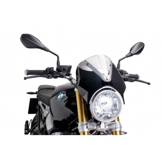 PUIG CUPOLINO RETRO BMW R NINE T 2014-2016 TRASPARENTE-NERO PUIG CUPOLINO RETRO BMW R NINE T 2014-2016 TRASPARENTE-NERO