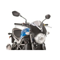 PUIG CUPOLINO RETRO SUZUKI SV650 2016-2023 FUME CHIARO-NERO PUIG CUPOLINO RETRO SUZUKI SV650 2016-2023 FUME CHIARO-NERO