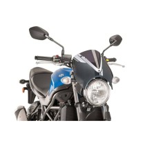 PUIG CUPOLINO RETRO SUZUKI SV650 2016-2023 FUME SCURO-CARBON PUIG CUPOLINO RETRO SUZUKI SV650 2016-2023 FUME SCURO-CARBON