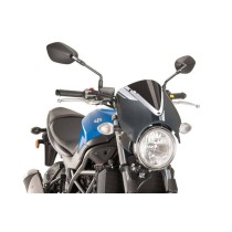 PUIG CUPOLINO RETRO SUZUKI SV650 2016-2023 NERO-CARBON PUIG CUPOLINO RETRO SUZUKI SV650 2016-2023 NERO-CARBON