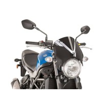 PUIG CUPOLINO RETRO SUZUKI SV650 2016-2023 NERO-NERO PUIG CUPOLINO RETRO SUZUKI SV650 2016-2023 NERO-NERO