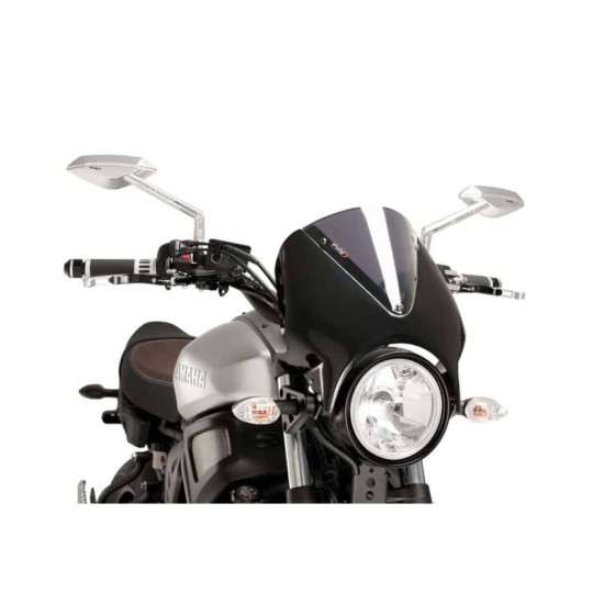 PUIG CUPOLINO RETRO YAMAHA XSR900 2016-2021 FUME CHIARO-NERO PUIG CUPOLINO RETRO YAMAHA XSR900 2016-2021 FUME CHIARO-NERO