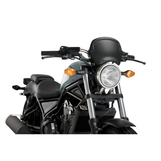 PUIG CARENATURA FRONTALE HONDA CMX 500 REBEL 2017-2019 NERO OPACO PUIG CARENATURA FRONTALE HONDA CMX 500 REBEL 2017-2019 NERO OPACO
