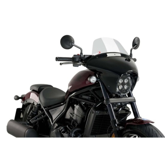 PUIG CUPOLINO BATWING SML TOURING HONDA CMX1100 REBEL 2021-2023 FUME CHIARO PUIG CUPOLINO BATWING SML TOURING HONDA CMX1100 REBEL 2021-2023 FUME CHIARO