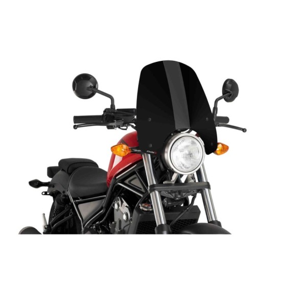PUIG CUPOLINO NAKED N.G. TOURING HONDA CMX300 REBEL 2017-2020 NERO PUIG CUPOLINO NAKED N.G. TOURING HONDA CMX300 REBEL 2017-2020 NERO