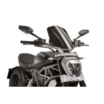 PUIG CUPOLINO NAKED N.G. TOURING REGOLABILE DUCATI X DIAVEL S 2016-2018 NERO PUIG CUPOLINO NAKED N.G. TOURING REGOLABILE DUCATI X DIAVEL S 2016-2018 NERO
