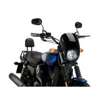 PUIG CUPOLINO SEMICARENATO ANARCHY HARLEY D. STREET 750 XG750 2015-2020 NERO