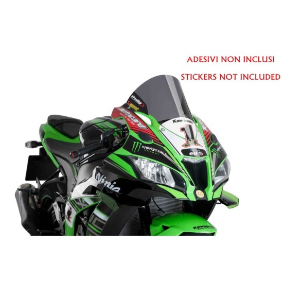 PUIG CUPOLINO R-RACER KAWASAKI ZX-2010R SE 2018-2020 FUME SCURO PUIG CUPOLINO R-RACER KAWASAKI ZX-2010R SE 2018-2020 FUME SCURO