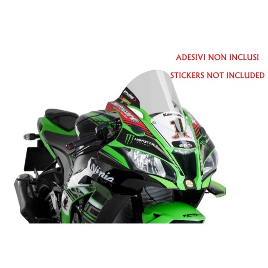 PUIG CUPOLINO R-RACER KAWASAKI ZX-2010R SE 2018-2020 TRASPARENTE PUIG CUPOLINO R-RACER KAWASAKI ZX-2010R SE 2018-2020 TRASPARENTE