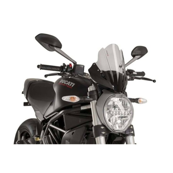 PUIG CUPOLINO SPORT DUCATI MONSTER 821 2018-2020 FUME CHIARO PUIG CUPOLINO SPORT DUCATI MONSTER 821 2018-2020 FUME CHIARO