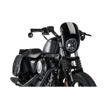 PUIG CUPOLINO SEMICARENATO ANARCHY HARLEY D. SPORTSTER XL883N IRON 2013-2020 NERO