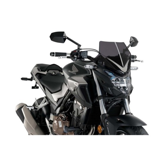 PUIG CUPOLINO NAKED N.G. SPORT HONDA CB500F 2022-2023 FUME SCURO PUIG CUPOLINO NAKED N.G. SPORT HONDA CB500F 2022-2023 FUME SCURO