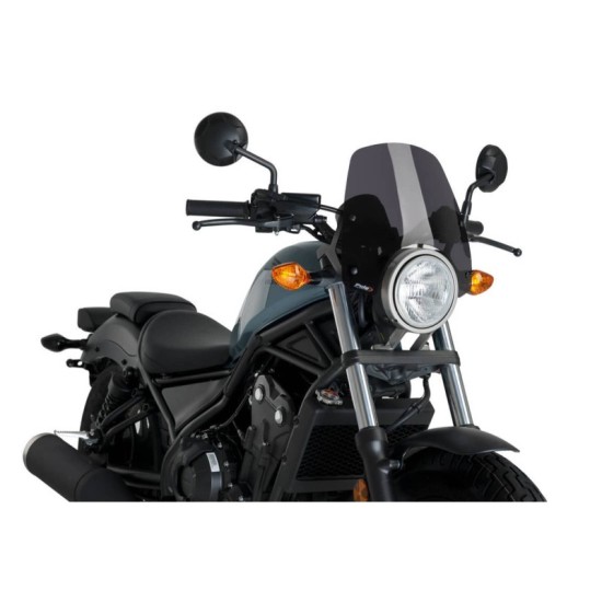 PUIG CUPOLINO NAKED N.G. SPORT HONDA CMX500 REBEL 2020-2023 FUME SCURO PUIG CUPOLINO NAKED N.G. SPORT HONDA CMX500 REBEL 2020-2023 FUME SCURO