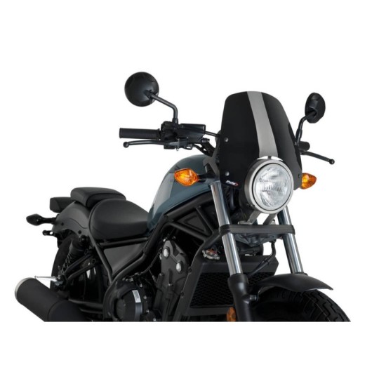 PUIG CUPOLINO NAKED N.G. SPORT HONDA CMX500 REBEL 2020-2023 NERO PUIG CUPOLINO NAKED N.G. SPORT HONDA CMX500 REBEL 2020-2023 NERO