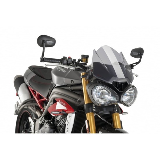 PUIG CUPOLINO NAKED N.G. SPORT TRIUMPH SPEED TRIPLE R 2016-2017 FUME CHIARO PUIG CUPOLINO NAKED N.G. SPORT TRIUMPH SPEED TRIPLE R 2016-2017 FUME CHIARO