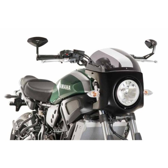 PUIG CUPOLINO SEMICARENATO YAMAHA XSR700 2016-2020 FUME CHIARO-CARBON PUIG CUPOLINO SEMICARENATO YAMAHA XSR700 2016-2020 FUME CHIARO-CARBON