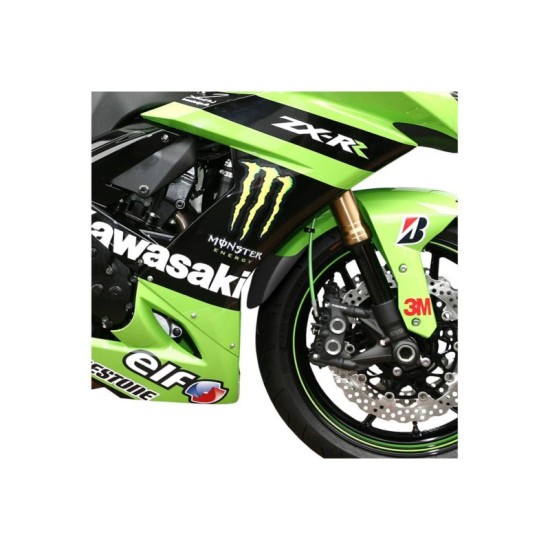PUIG ESTENSIONE PARAFANGO ANTERIORE KAWASAKI ZX-2010R 2004-2005 NERO OPACO