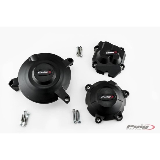 PUIG PROTEZIONE CARTER MOTORE KAWASAKI ZX-2010R 2011-2015 NERO