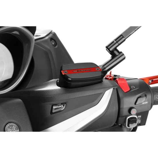 PUIG TAPPO SERBATOIO FLUIDO FRENO ANT/POST. YAMAHA T-MAX 560 MAX TECH 2020-2021 ROSSO PUIG TAPPO SERBATOIO FLUIDO FRENO ANT/POST. YAMAHA T-MAX 560 MAX TECH 2020-2021 ROSSO