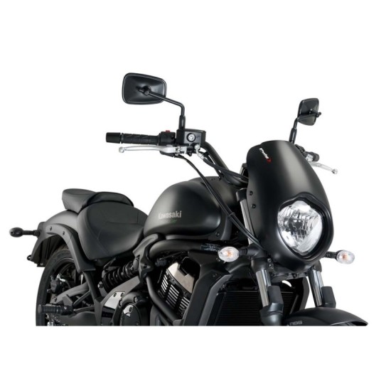PUIG CUPOLINO SEMICARENATO ANARCHY KAWASAKI VULCAN S 2015-2023 NERO OPACO PUIG CUPOLINO SEMICARENATO ANARCHY KAWASAKI VULCAN S 2015-2023 NERO OPACO