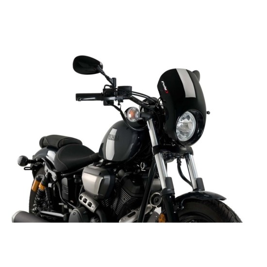 PUIG CUPOLINO SEMICARENATO ANARCHY YAMAHA XV950/R 2014-2021 NERO PUIG CUPOLINO SEMICARENATO ANARCHY YAMAHA XV950/R 2014-2021 NERO