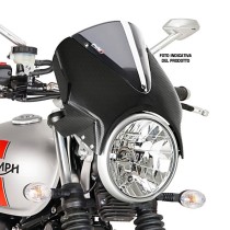 PUIG CUPOLINO UNIV. VISION TRIUMPH BONNEVILLE T100 2017-2019 CARBON-FUME CHIARO PUIG CUPOLINO UNIV. VISION TRIUMPH BONNEVILLE T100 2017-2019 CARBON-FUME CHIARO