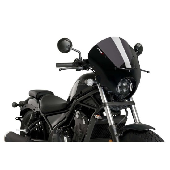 PUIG CUPOLINO SEMICARENATO DARK NIGHT HONDA CMX500 S REBEL 2020-2022 FUME SCURO PUIG CUPOLINO SEMICARENATO DARK NIGHT HONDA CMX500 S REBEL 2020-2022 FUME SCURO