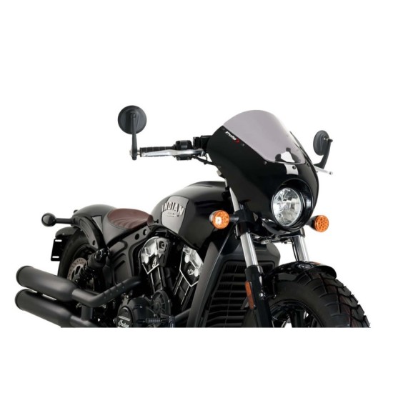 PUIG CUPOLINO SEMICARENATO DARK NIGHT INDIAN SCOUT BOBBER 2018-2023 FUME CHIARO PUIG CUPOLINO SEMICARENATO DARK NIGHT INDIAN SCOUT BOBBER 2018-2023 FUME CHIARO