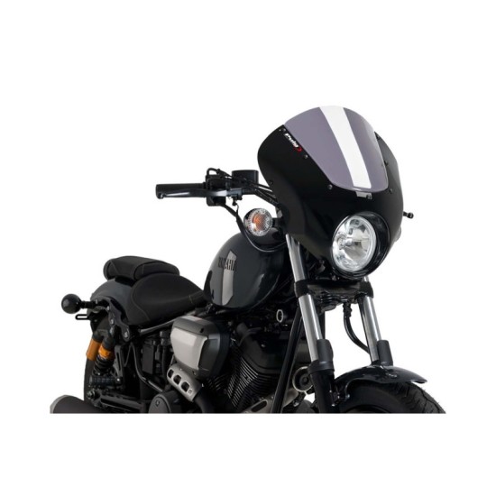 PUIG CUPOLINO SEMICARENATO DARK NIGHT YAMAHA XV950/R 2014-2021 FUME CHIARO PUIG CUPOLINO SEMICARENATO DARK NIGHT YAMAHA XV950/R 2014-2021 FUME CHIARO