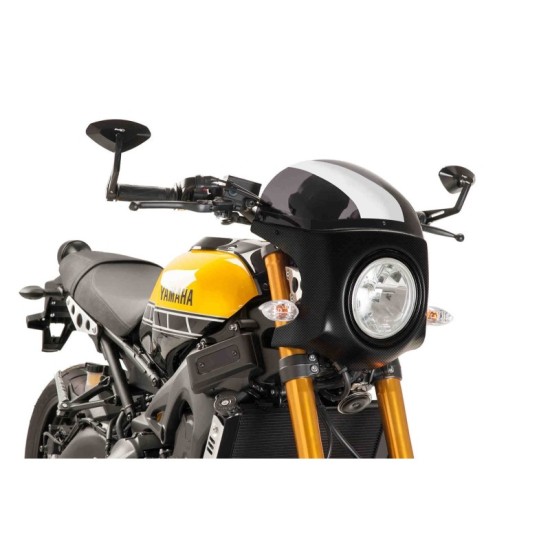 PUIG CUPOLINO SEMICARENATO MOTO GUZZI V7 III STONE 750 2017-2022 FUME SCURO-CARBON PUIG CUPOLINO SEMICARENATO MOTO GUZZI V7 III STONE 750 2017-2022 FUME SCURO-CARBON