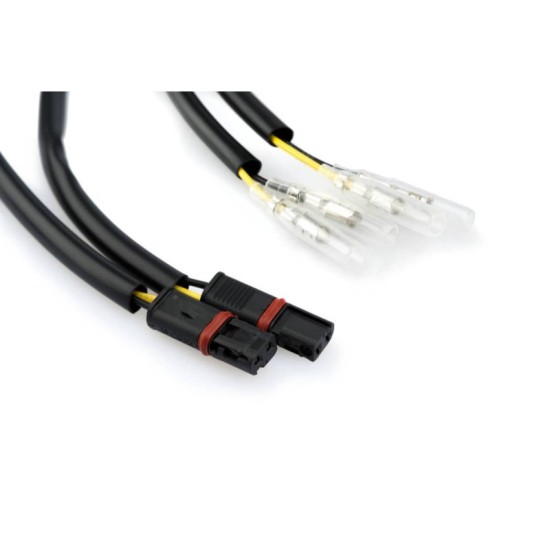 PUIG CAVI CONNETTORI PER FRECCE PER BMW NERO - COD. 3871N - Connettori utili per collegare l'impianto elettrico originale della PUIG CAVI CONNETTORI PER FRECCE PER BMW NERO - COD. 3871N - Connettori utili per collegare l'impianto elettrico originale della