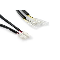 PUIG CAVI CONNETTORI PER FRECCE PER MV AGUSTA NERO - COD. 3890N - Connettori utili per collegare l'impianto elettrico originale