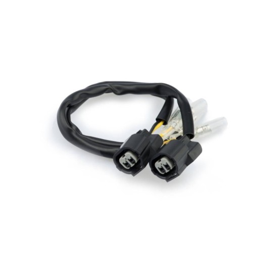 PUIG CAVI CONNETTORI PER FRECCE NERO - COD. 3703N - Connettori utili per collegare l'impianto elettrico originale della moto PUIG CAVI CONNETTORI PER FRECCE NERO - COD. 3703N - Connettori utili per collegare l'impianto elettrico originale della moto
