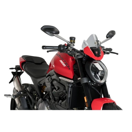 PUIG CUPOLINO SPORT DUCATI MONSTER 937 PLUS 2021-2023 FUME CHIARO PUIG CUPOLINO SPORT DUCATI MONSTER 937 PLUS 2021-2023 FUME CHIARO