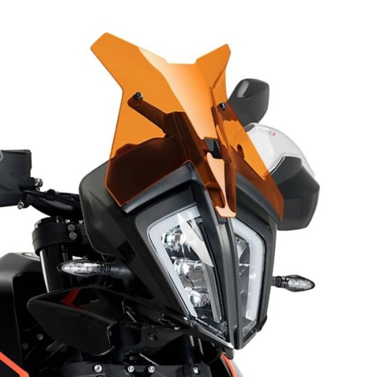 PUIG CUPOLINO SPORT KTM 890 R ADVENTURE 2021-2023 ARANCIONE PUIG CUPOLINO SPORT KTM 890 R ADVENTURE 2021-2023 ARANCIONE