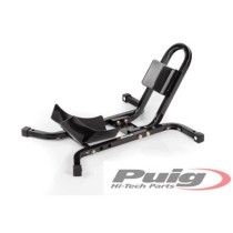 PUIG CAVALLETTI MODELLO WHEEL LOCK NERO - COD. 6071N - Materiale: acciaio verniciato in nero. PUIG CAVALLETTI MODELLO WHEEL LOCK NERO - COD. 6071N - Materiale: acciaio verniciato in nero.