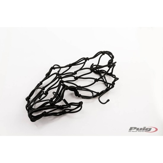 PUIG RETE ELASTICA PORTA-OGGETTI NERO - COD. 0788N - Perfetta per portare oggetti nel sellino posteriore. Dimensioni: 350x350 PUIG RETE ELASTICA PORTA-OGGETTI NERO - COD. 0788N - Perfetta per portare oggetti nel sellino posteriore. Dimensioni: 350x350