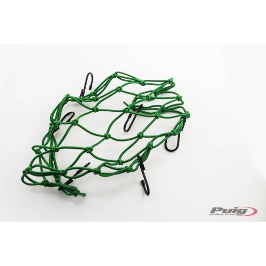 PUIG RETE ELASTICA PORTA-OGGETTI VERDE - COD. 0788V - Perfetta per portare oggetti nel sellino posteriore. Dimensioni: 350x350 PUIG RETE ELASTICA PORTA-OGGETTI VERDE - COD. 0788V - Perfetta per portare oggetti nel sellino posteriore. Dimensioni: 350x350