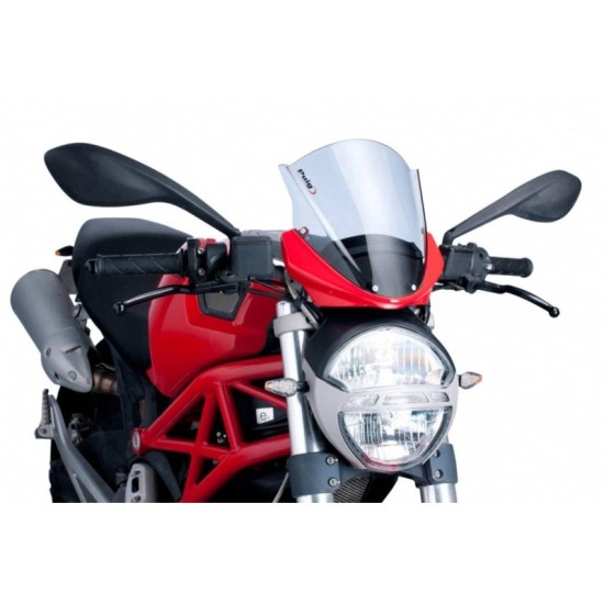 PUIG CUPOLINO TOURING DUCATI MONSTER 1100/S 2009-2010 TRASPARENTE PUIG CUPOLINO TOURING DUCATI MONSTER 1100/S 2009-2010 TRASPARENTE