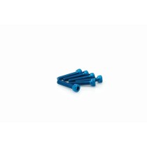 PUIG KIT VITI ANODIZZATE BLU - COD. 0185A - Testa cilindrica, cava esagonale. Blister da 6 pezzi. Misura M5 x 25 mm. PUIG KIT VITI ANODIZZATE BLU - COD. 0185A - Testa cilindrica, cava esagonale. Blister da 6 pezzi. Misura M5 x 25 mm.