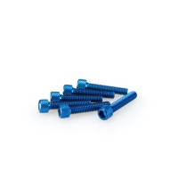PUIG KIT VITI ANODIZZATE BLU - COD. 0258A - Testa cilindrica, cava esagonale. Blister da 6 pezzi. Misura M6 x 30 mm. PUIG KIT VITI ANODIZZATE BLU - COD. 0258A - Testa cilindrica, cava esagonale. Blister da 6 pezzi. Misura M6 x 30 mm.