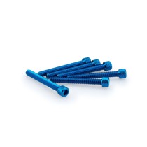 PUIG KIT VITI ANODIZZATE BLU - COD. 0421A - Testa cilindrica, cava esagonale. Blister da 6 pezzi. Misura M6 x 50 mm. PUIG KIT VITI ANODIZZATE BLU - COD. 0421A - Testa cilindrica, cava esagonale. Blister da 6 pezzi. Misura M6 x 50 mm.