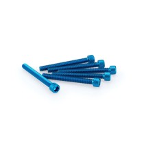 PUIG KIT VITI ANODIZZATE BLU - COD. 0446A - Testa cilindrica, cava esagonale. Blister da 6 pezzi. Misura M6 x 55 mm. PUIG KIT VITI ANODIZZATE BLU - COD. 0446A - Testa cilindrica, cava esagonale. Blister da 6 pezzi. Misura M6 x 55 mm.