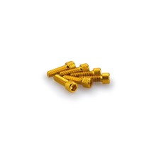 PUIG KIT VITI ANODIZZATE GIALLO - COD. 0364G - Testa cilindrica, cava esagonale. Blister da 6 pezzi. Misura M6 x 20 mm. PUIG KIT VITI ANODIZZATE GIALLO - COD. 0364G - Testa cilindrica, cava esagonale. Blister da 6 pezzi. Misura M6 x 20 mm.