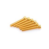 PUIG KIT VITI ANODIZZATE GIALLO - COD. 0540G - Testa cilindrica, cava esagonale. Blister da 6 pezzi. Misura M8 x 55 mm. PUIG KIT VITI ANODIZZATE GIALLO - COD. 0540G - Testa cilindrica, cava esagonale. Blister da 6 pezzi. Misura M8 x 55 mm.